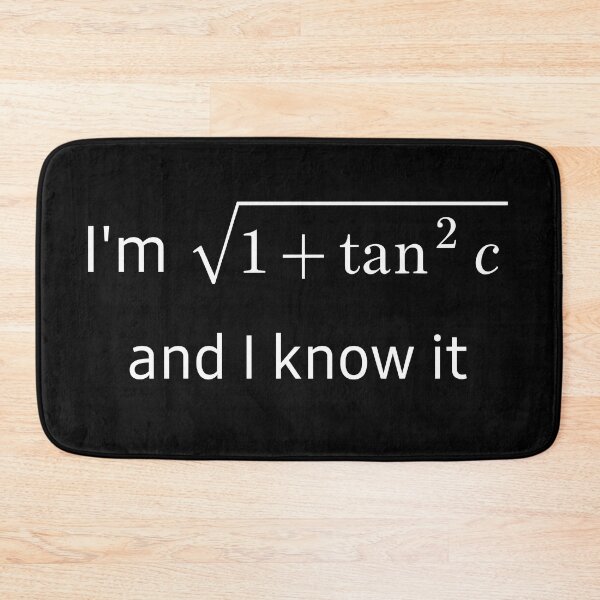Item preview, Math Humor shirt for smart people - I'm sexy and I know it designed and sold by The Funky Sprunki.