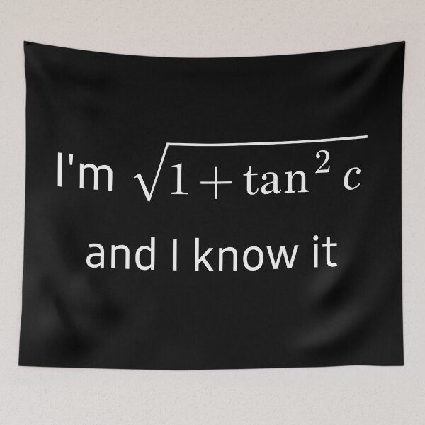 Item preview, Math Humor shirt for smart people - I'm sexy and I know it designed and sold by The Funky Sprunki.