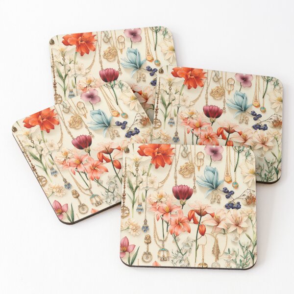 Item preview, Flowers watercolor vector seamless pattern designed and sold by Leylita Design.