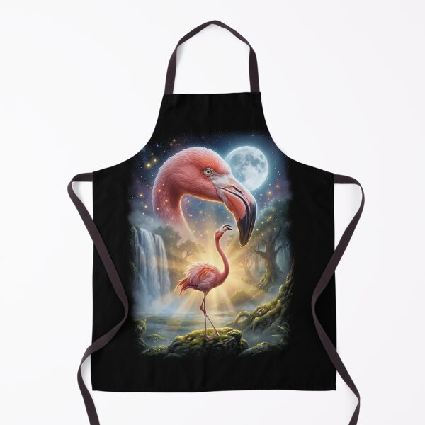 Artikelvorschau, Flamingo heult, Mond, Kunst, Tierliebhaber entworfen und verkauft von DoodleTortle.