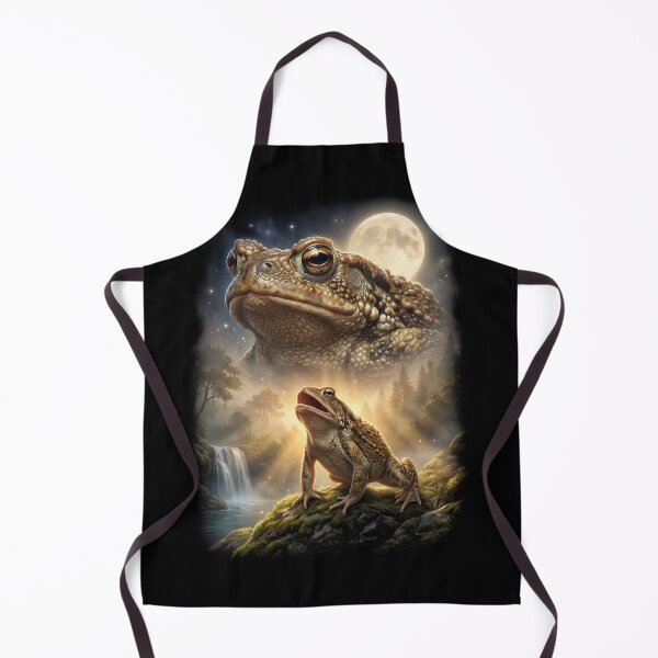 Item preview, Frog Howling Moon Art Animal Lover designed and sold by DoodleTortle.