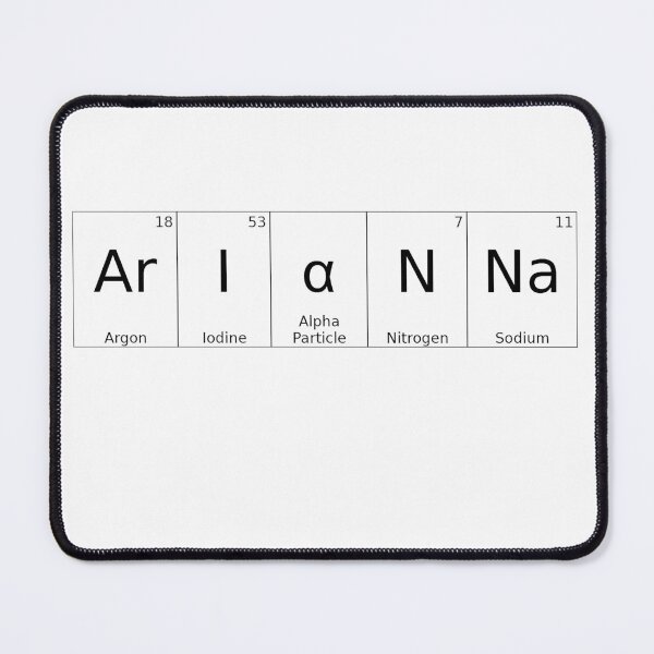 Item preview, ARIANNA - ✨ ELEMENTS & PARTICLES NAME SERIES ✨- for lighter background designed and sold by WheelieGdArt.