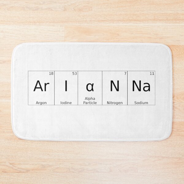 Item preview, ARIANNA - ✨ ELEMENTS & PARTICLES NAME SERIES ✨- for lighter background designed and sold by WheelieGdArt.
