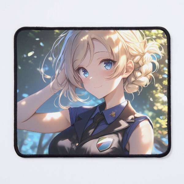 Item preview, Darjeeling Girls Und Panzer Braided Hair Blue Eyes Dappled Light designed and sold by SuperTeamCanada.