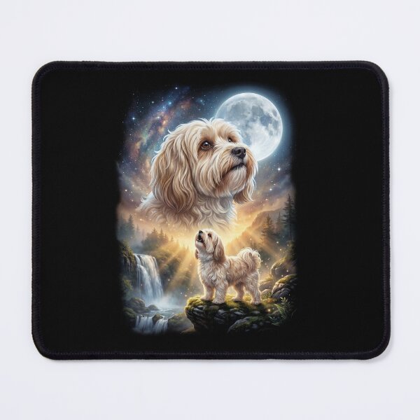 Item preview, Havanese Howling Moon Art Dog Lover designed and sold by DoodleTortle.