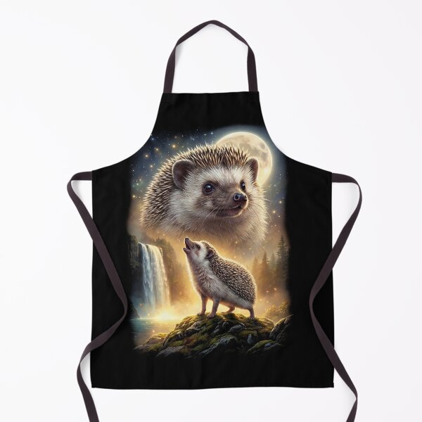 Item preview, Hedgehog Howling Moon Art Animal Lover designed and sold by DoodleTortle.