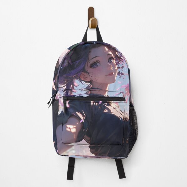 Item preview, Kanao Tsuyuri Demon Slayer Butterfly Sakura Petals Pastel Spring designed and sold by SuperTeamCanada.