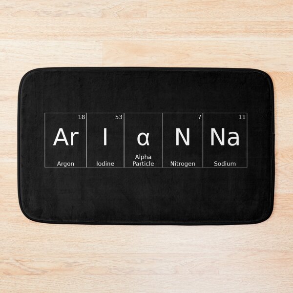 Item preview, ARIANNA - ✨ ELEMENTS & PARTICLES NAME SERIES ✨- for darker background designed and sold by WheelieGdArt.