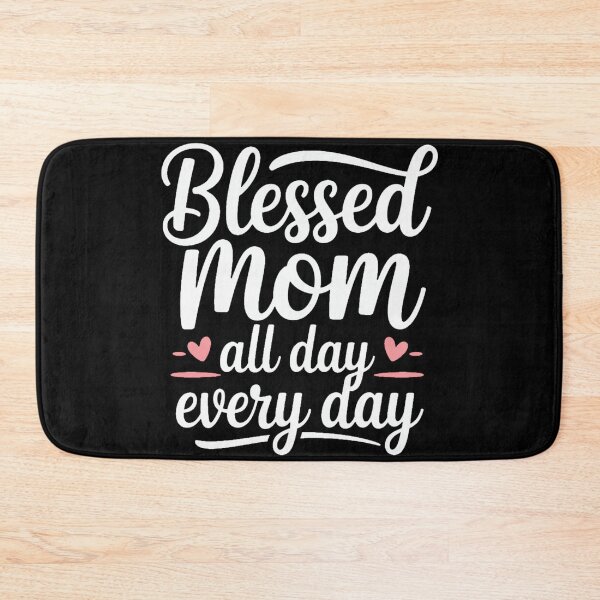 Item preview, Blessed Mom Everyday Cute Script Mom designed and sold by QuiteOrbit.