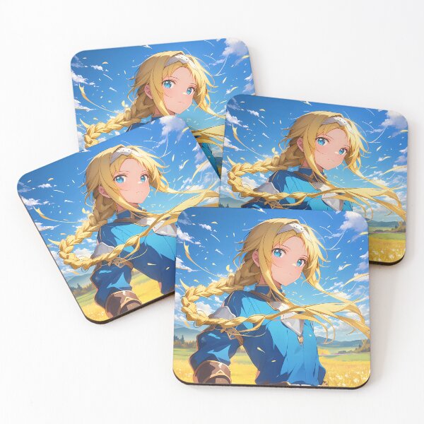 Item preview, Alice Zuberg Sword Art Online Golden Field Blue Outfit Windy Calm designed and sold by SuperTeamCanada.