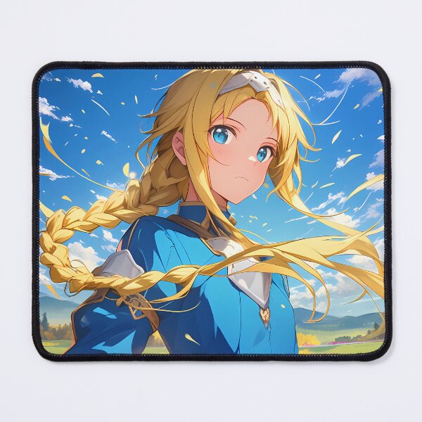 Item preview, Alice Zuberg Sword Art Online Golden Field Blue Outfit Windy Calm designed and sold by SuperTeamCanada.
