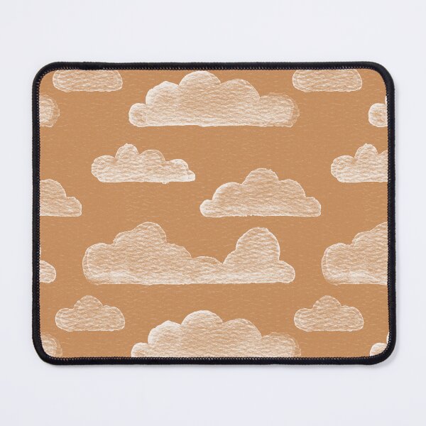 Item preview, Dreamtime Clouds Watercolor Pattern - Rust + Snow designed and sold by Irene Estelle.