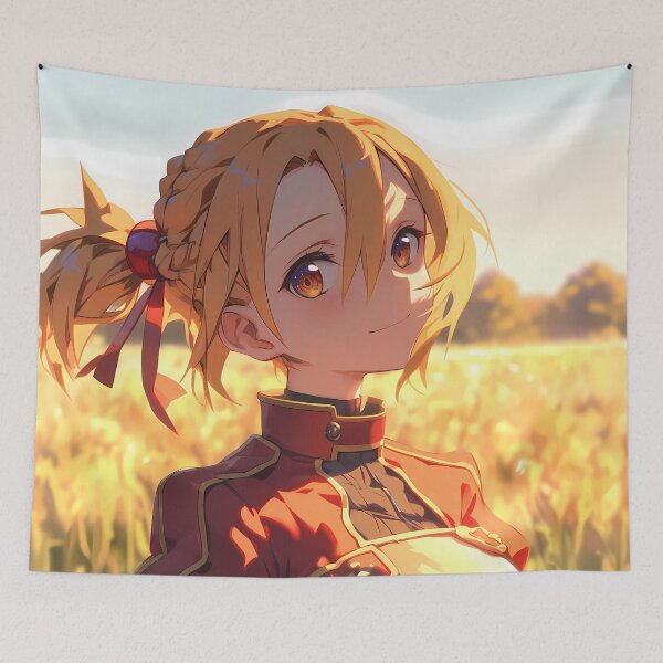 Item preview, Silica Sword Art Online Wheat Field Sunset Warm Light Cheerful Glow designed and sold by SuperTeamCanada.