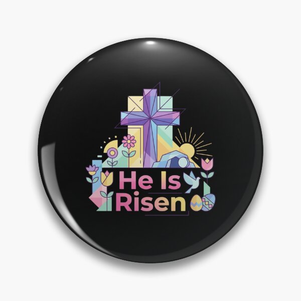 Item preview, He Is Risen Geometric Spring Christian Celebration Design designed and sold by hangoxinhxan.