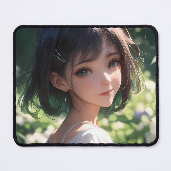 Item preview, Kirigaya Suguha Sword Art Online Garden Soft Focus Gentle Smile Pastel designed and sold by SuperTeamCanada.