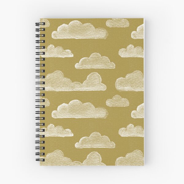 Item preview, Dreamtime Clouds Watercolor Pattern - Ochre + Snow designed and sold by Irene Estelle.