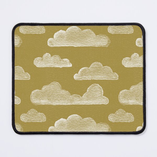 Item preview, Dreamtime Clouds Watercolor Pattern - Ochre + Snow designed and sold by Irene Estelle.