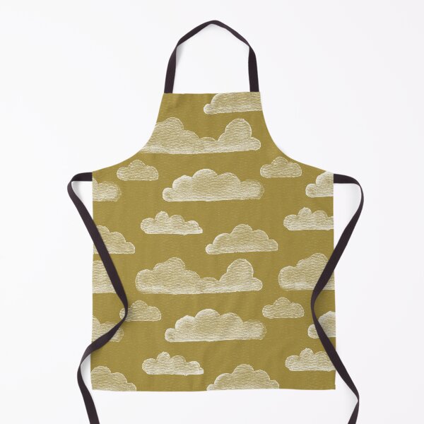 Item preview, Dreamtime Clouds Watercolor Pattern - Ochre + Snow designed and sold by Irene Estelle.