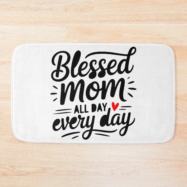Item preview, Blessed Mom All Day Heart Design designed and sold by QuiteOrbit.