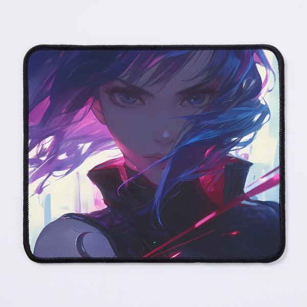 Item preview, Motoko Kusanagi Ghost In The Shell Neon Cyberpunk Shadow Motion designed and sold by SuperTeamCanada.