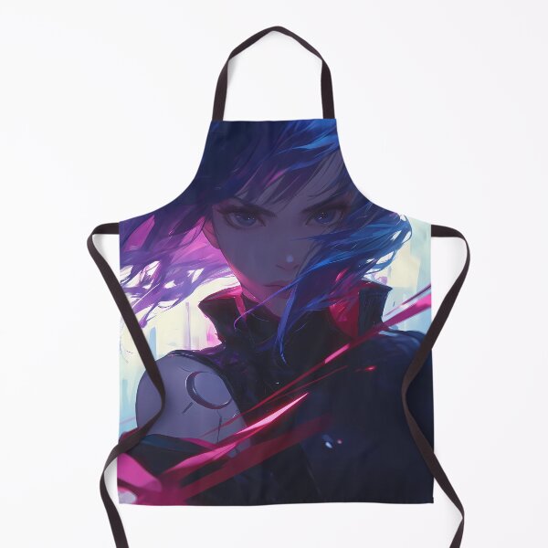 Item preview, Motoko Kusanagi Ghost In The Shell Neon Cyberpunk Shadow Motion designed and sold by SuperTeamCanada.