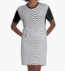 #Helix, #scroll, #loop, #volute, #spire, #helical, #volute, #winding Graphic T-Shirt Dress
