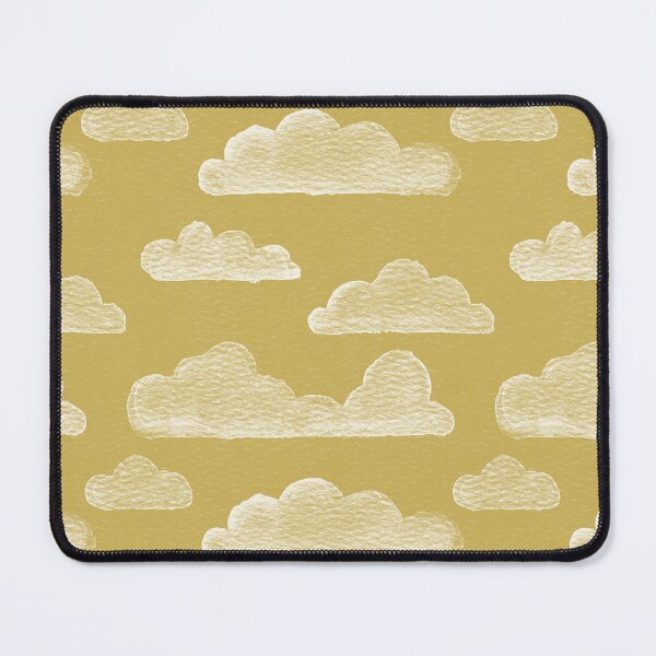 Item preview, Dreamtime Clouds Watercolor Pattern - Saffron + Snow designed and sold by Irene Estelle.