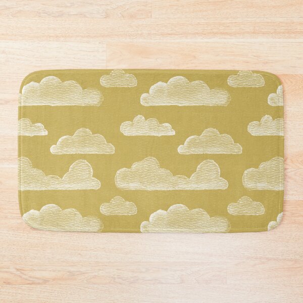 Item preview, Dreamtime Clouds Watercolor Pattern - Saffron + Snow designed and sold by Irene Estelle.