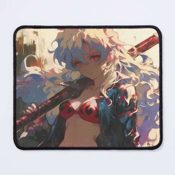 Item preview, Nia Teppelin Gurren Lagann Silver Hair Rebel Street Style Bold Stance designed and sold by SuperTeamCanada.