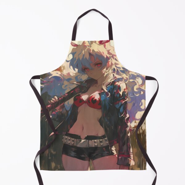 Item preview, Nia Teppelin Gurren Lagann Silver Hair Rebel Street Style Bold Stance designed and sold by SuperTeamCanada.