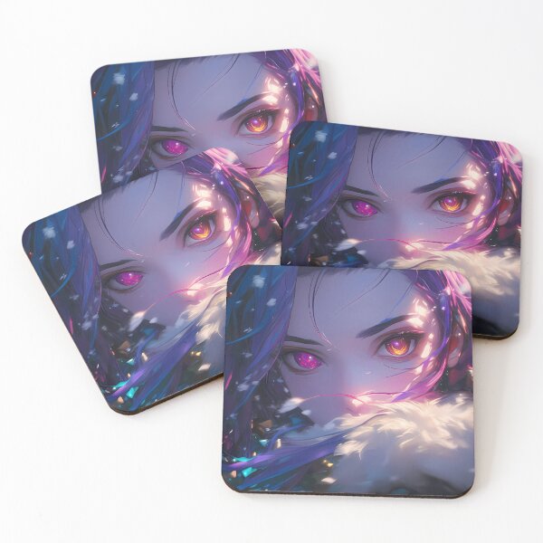 Item preview, Schwi Dola No Game No Life Winter Snow Heterochromia Closeup designed and sold by SuperTeamCanada.