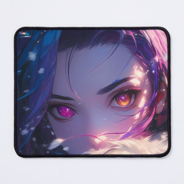 Item preview, Schwi Dola No Game No Life Winter Snow Heterochromia Closeup designed and sold by SuperTeamCanada.