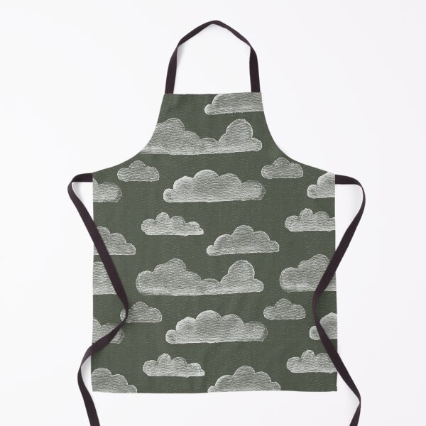 Item preview, Dreamtime Clouds Watercolor Pattern - Pine + Snow designed and sold by Irene Estelle.
