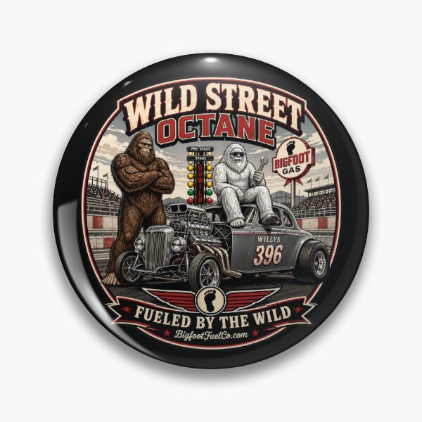 Item preview, Wild Street Octane – Bigfoot & Yeti Drag Strip Willys Gasser designed and sold by Bigfoot Fuel Co.