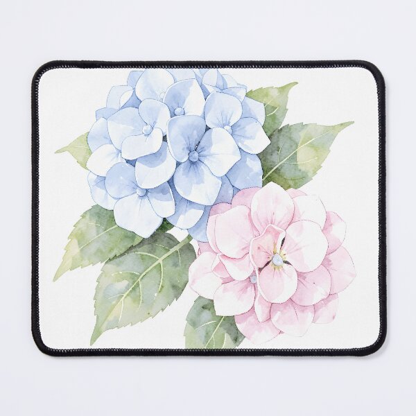 Item preview, Hydrangea Blue and Pink designed and sold by Mia's Menagerie.