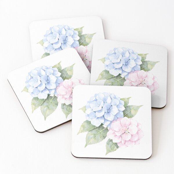 Item preview, Hydrangea Blue and Pink designed and sold by Mia's Menagerie.