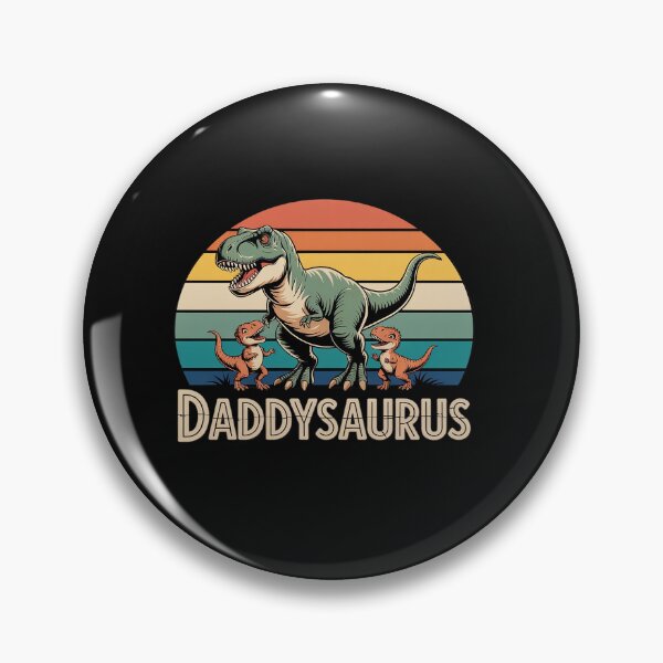 Item preview, Daddy Dinosaur Daddysaurus 2 Two Kids Father's Day dad  designed and sold by Sutvaomom.