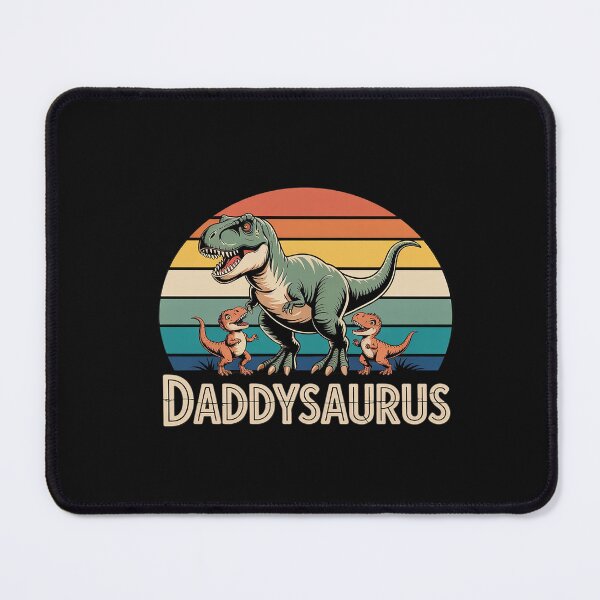 Item preview, Daddy Dinosaur Daddysaurus 2 Two Kids Father's Day dad  designed and sold by Sutvaomom.