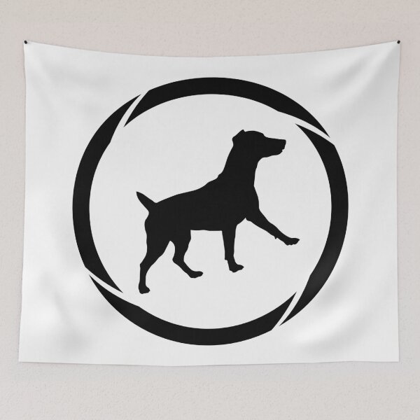 Item preview, Minimalist German Shepherd Dog Aperture Camera Logo designed and sold by Omar-2D.
