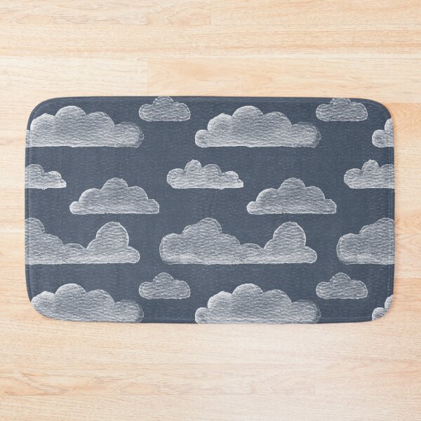 Item preview, Dreamtime Clouds Watercolor Pattern - Dusk + Snow designed and sold by Irene Estelle.