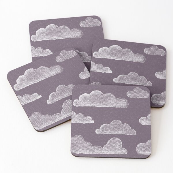 Item preview, Dreamtime Clouds Watercolor Pattern - Fig + Snow designed and sold by Irene Estelle.