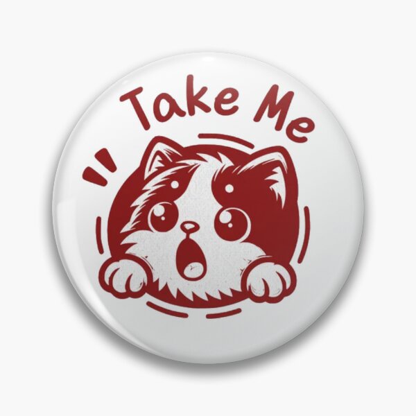 Item preview, Take Me Home Cat – Adorable Wide-Eyed Kawaii Kitten Art designed and sold by GenZFashion000.