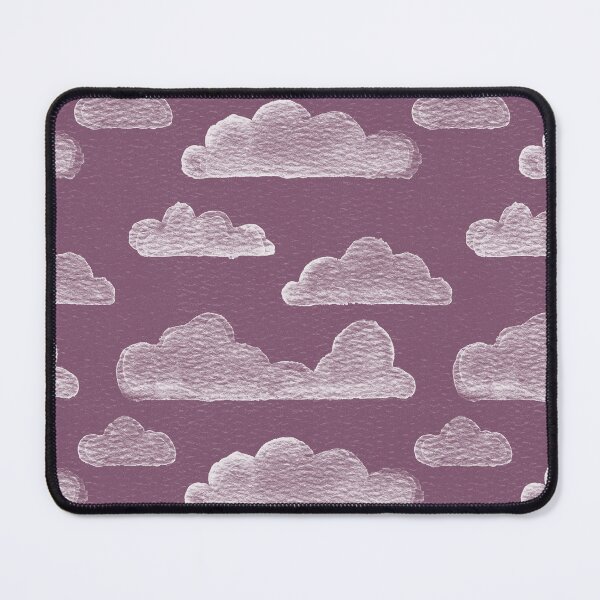 Item preview, Dreamtime Clouds Watercolor Pattern - Beet + Snow designed and sold by Irene Estelle.