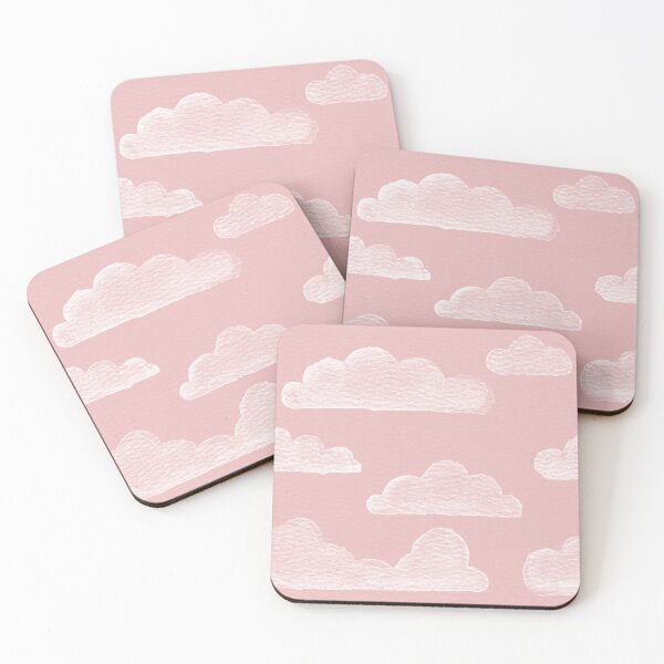 Item preview, Dreamtime Clouds Watercolor Pattern - Rose + Snow designed and sold by Irene Estelle.