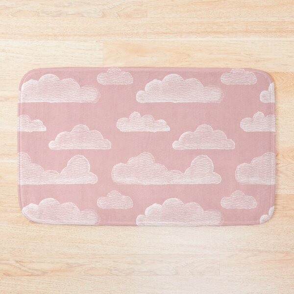 Item preview, Dreamtime Clouds Watercolor Pattern - Rose + Snow designed and sold by Irene Estelle.