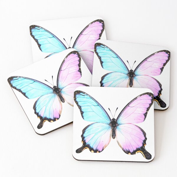 Item preview, Pink and BLue butterfly designed and sold by Mia's Menagerie.