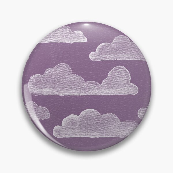 Item preview, Dreamtime Clouds Watercolor Pattern - Plum + Snow designed and sold by Irene Estelle.