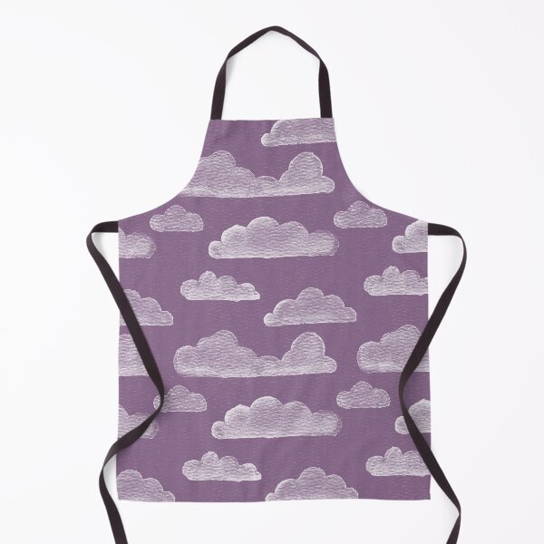 Item preview, Dreamtime Clouds Watercolor Pattern - Plum + Snow designed and sold by Irene Estelle.