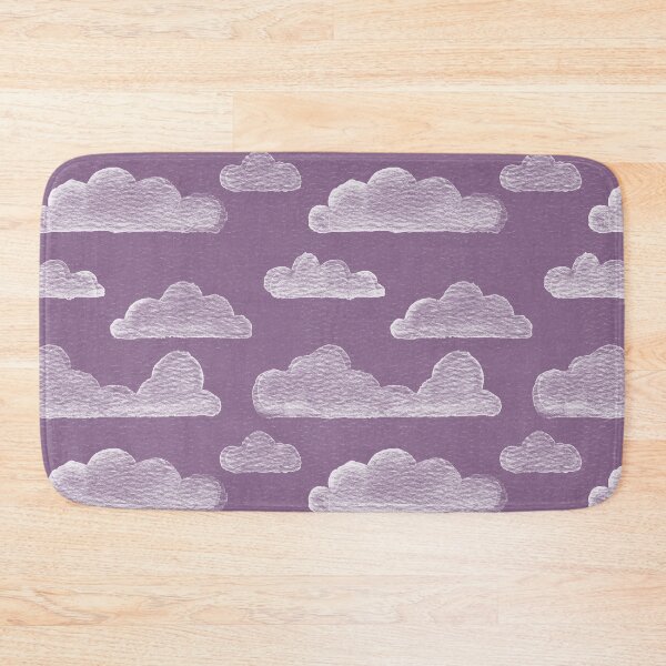 Item preview, Dreamtime Clouds Watercolor Pattern - Plum + Snow designed and sold by Irene Estelle.