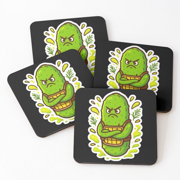 Item preview, Angry Pickle Sticker – Funny Sassy Pickle Design designed and sold by FestivityFinds.